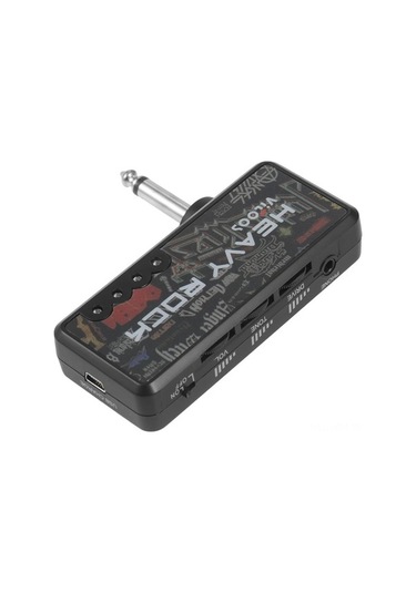 Vitoos Heavy Rock V2 Taşınabilir Elektro Gitar Kulaklık Amplifikatörü - Usb Şarj, Distorsiyon Efekti
