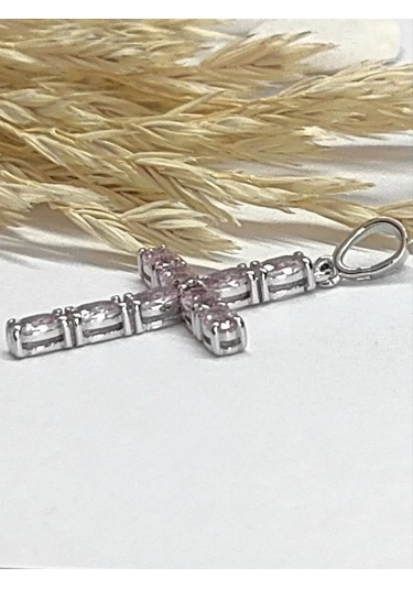 Sılver Whale 925 Ayar Gümüş Pandantif 417315501 Pembe