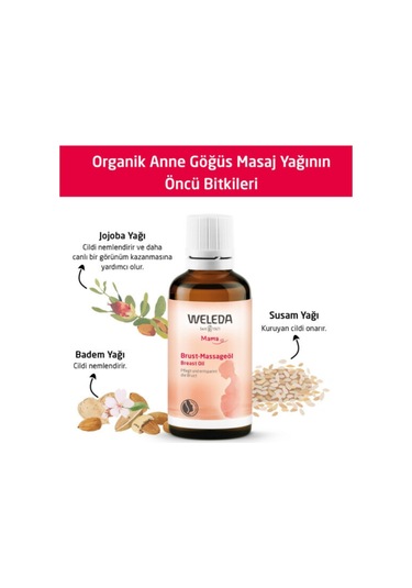 Weleda Organik Göğüs Masaj Yağı 50ml