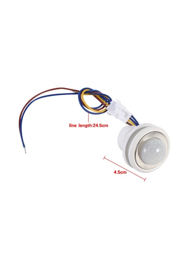 Konesam Otomatik Kızılötesi Hareket Sensörlü Led Işık Kontrolü, Gürültüsüz Aydınlatma, Kolay Kurulum, Geniş Voltajlı 1-40w