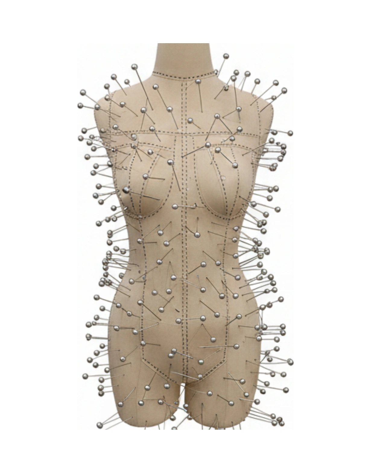 Özel Punto Kumaş - 34 Beden Pantolon Giyebilen İğne Batabilen Terzi Mankeni İst3