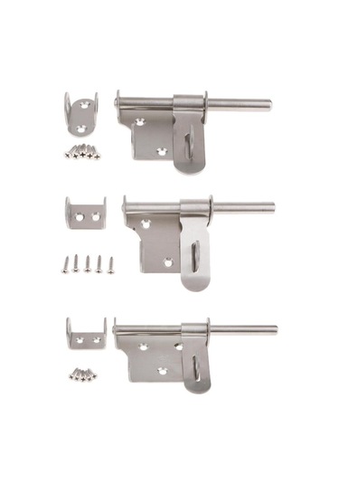 Homyl Paslanmaz Çelik Kapı Kilidi Mandalı Güvenlik Banyo 1.