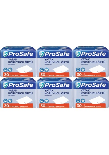 Prosafe Hasta Alt Açma Yatak Koruyucu Örtü 60 90cm 180 Adet 6pk 30