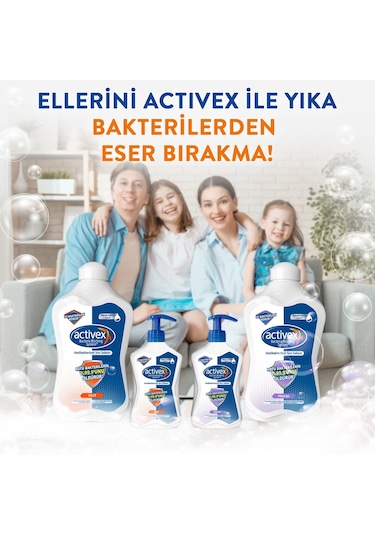 Activex Aktif Sıvı Sabun 3 x 500 ML