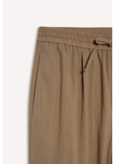 Defacto Relax Fit Kısa Paça Keten Görünümlü Pantolon E4790ax25aubn295 Kahve Defacto Relax Fit Kısa Paça Keten Görünümlü Pantolon E4790ax25aubn295 Kahve