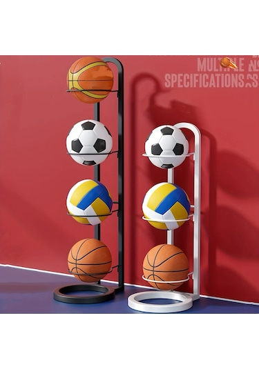 Kapalı Çocuk Basketbol Depolama Rafı Topu Futbol Depolama Sepeti