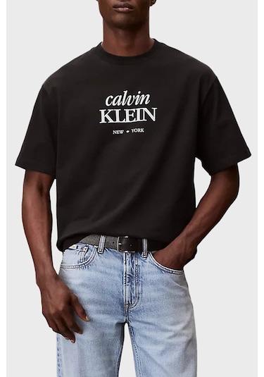 Calvin Klein Erkek T Shirt Lv04rf818g Ub1 Siyah