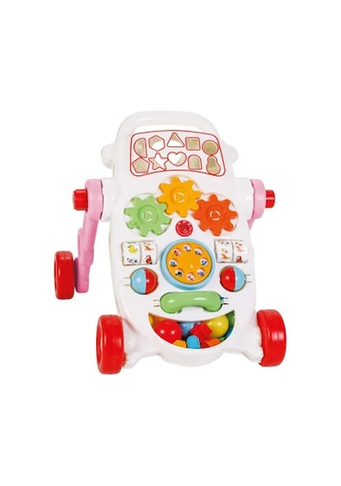 Pilsan 07-539 Happy İlk Adım Arabası Eğitici Eğlenceli