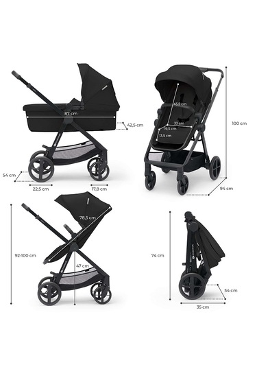 Kinderkraft Newly 4 in1 Bebek Arabası 22 Kg Taşıma