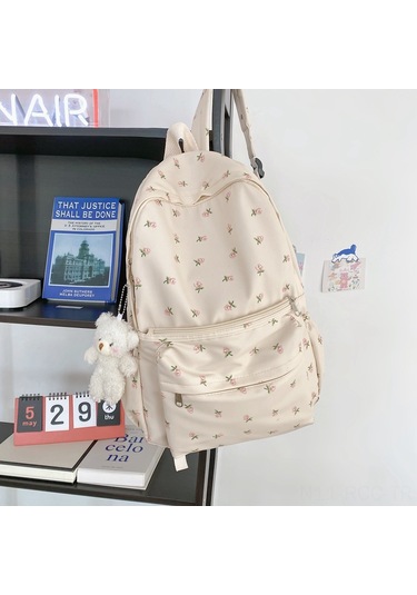 Ruicoo Şık Sırt Çantası - Büyük Kapasiteli Kadın Çantası, Ofis Ve Günlük Kullanım İçin Bej