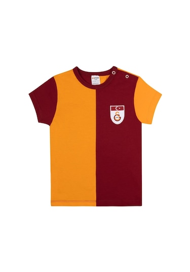 Galatasaray Lisanslı Bebek Metin Oktay Forma Tshırt Sarı Kırmızı Sarı - Kırmızı