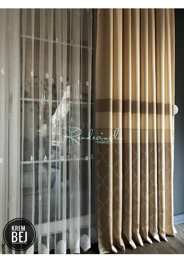 Fon Perde Gofrelli Panel Fon 8 Farklı Renk Seçeneği