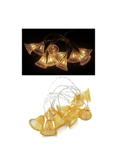 Buffer Parti Ve Özel Gün Dekorasyonu Çan Şeklinde Metal Şerit Led Işık