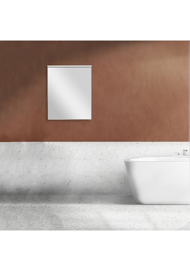 Yıldız Aynalı Ust Dolap Beyaz 55X61X14 Cm Beyaz