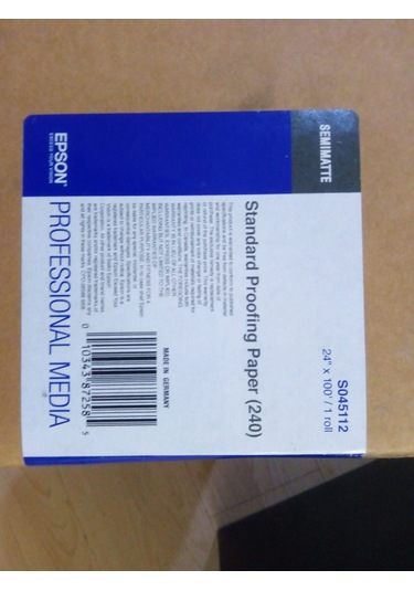 Standart Prova Kağıdı (240). 24" X 100'. 1 Rulo (s045112)