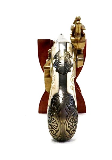 Denix Replika Çift Dönen Namlulu Tabanca 33 Cm, İngiltere 1750