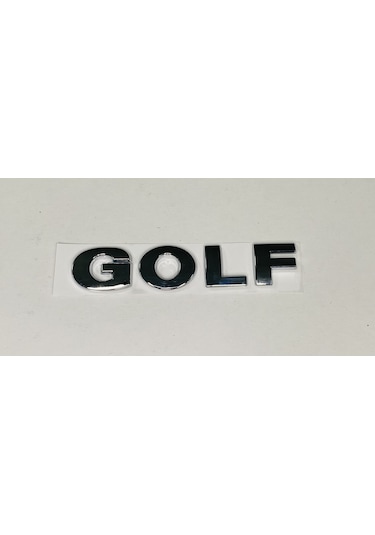 Volkswagen 2009 - 2017 Golf 6 - 7 Arka Bagaj Yazısı Krom