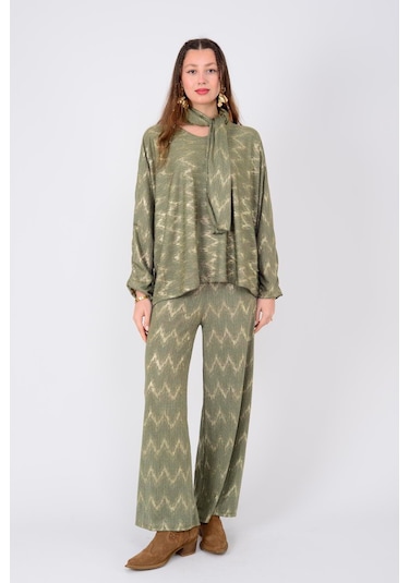 Park Moda 19718 Shıne Pantolon Haki