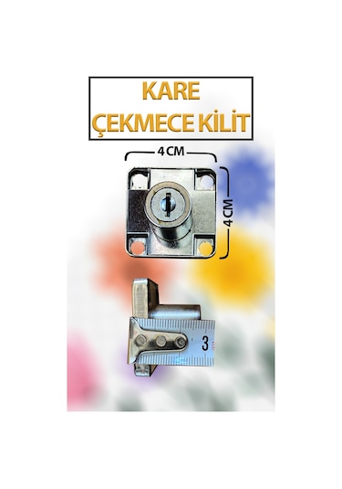 Kare Dolap, Çekmece Kilidi Gömme Kilit