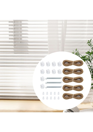 Homyl Rv Pileli Gölge Tamir Takımı Yedek Kablo Kahverengi