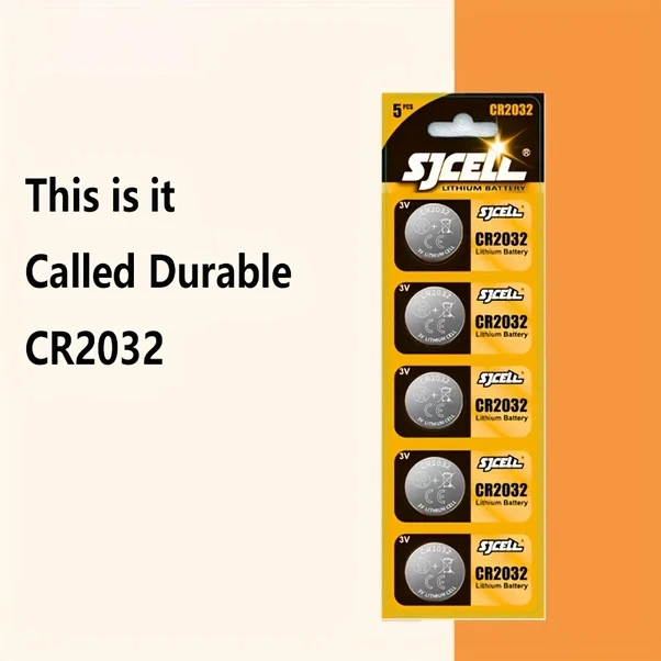 Globalbloom 5 Adet Cr2032 Lityum Pil 3v Yüksek Kapasiteli Saat Ve Kumanda Pili