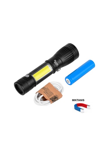 Uzun Menzilli El Feneri Mıknatıslı Wt-602 - 9028557841892ynt Çok Renkli