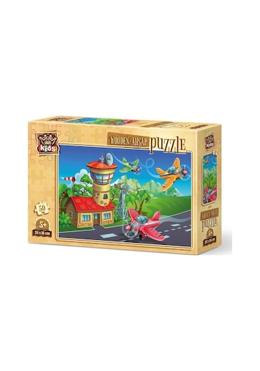 Art Kids Çılgın Pilotlar 50 Parça Ahşap Puzzle