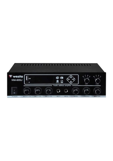 WESTA WM-605U 100W 2 Zone Mikser Amfi