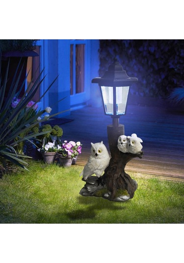 Homyl Güneş Bahçe Heykeli Işık, Heykelcik Gece Lambası Çok Renkli