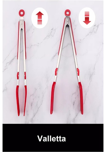 Valletta Clavis Metal Saplı Kilit Sistemli Smart Silikon Maşa