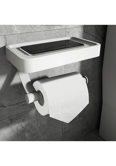 Suntek Duvar Beyaz Için Kağıt Rulo Tutucu Alüminyum Raf Çok