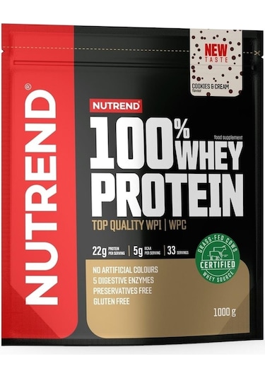 Nutrend Whey Protein Cookies & Cream1000g 1