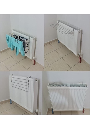 Konelsa Petek Üstü Çamaşır Kurutmalık Çok Pratik Çok Kullanışlı 5 Telli 60cm Gri