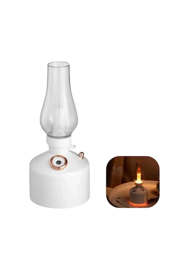280 Ml Retro Tasarım Led Işıklı Usb Nemlendirici Aroma Difüzör
