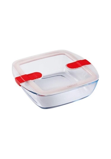 Pyrex Dikdörtgen Saklama Kabı Mikrodalga 2,2 L Renkli