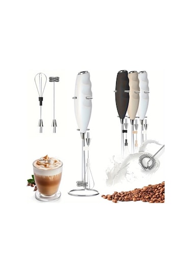 Elmpaly Siyah Elektrikli Süt Köpürtücü Ve Mini Çırpıcı - El Tipi Köpük Yapma Makinesi Diğer