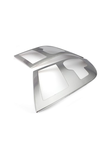 Ford Transit Uyumlu 2003-2013 Krom Far Çerçevesi 2 Parça Paslanmaz Çelik