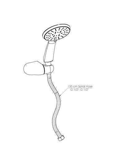 Gpd Askılı Duş Takımı 5 Fonksiyonlu Dst51 Diğer