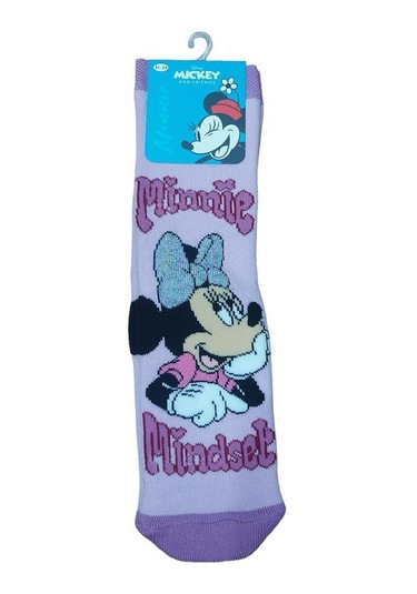 Mınnıe Mause Tabanı Kaydırmaz Kışlık Havlu Çocuk Çorap-çok Renkli Çok Renkli