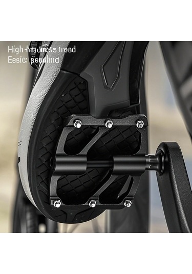 Yifomall Alüminyum Bisiklet Pedalları, Üç Rolmeli, Anti-kayma Tırnaklı, Sağ-sol İşaretli, 244g, Mor - Dağ Yolu Ve Yolluk Bisikletleri İçin Dayanıklı