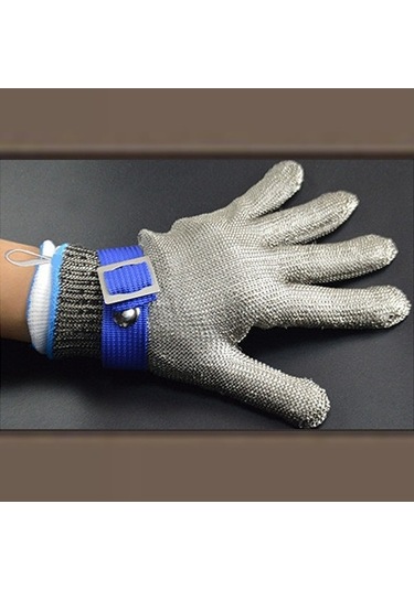 Trendooze Paslanmaz Çelik Eldivenler - Bahçecilik Güvenliği Eldiven Mavixl
