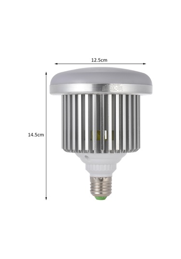 Andoer E27 50 W Ayarlanabilir Parlaklık Led Ampul Lamba Gümüş Diğer