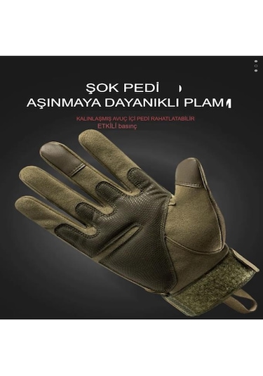 Profesyonel Korumalı Su Rüzgar Geçirmez Motosiklet Eldiveni Siyah