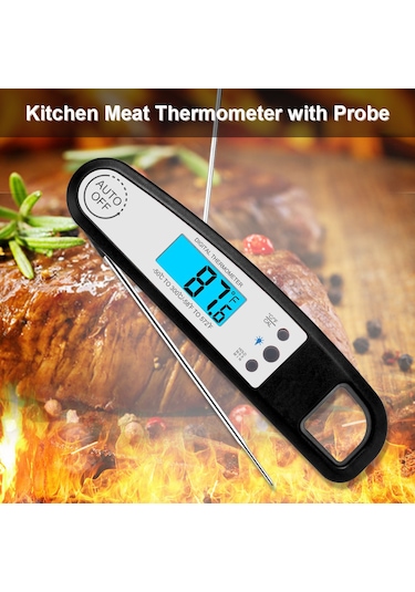 Anlık Okuma Gıda Termometresi Su Geçirmez Elektronik Bbq Termometresi Mutfak Termometresi Gıda Et Termometresi Siyah Anlık Okuma Gıda Termometresi Su Geçirmez Elektronik Bbq Termometresi Mutfak Termometresi Gıda Et Termometresi Siyah