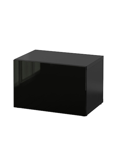 Raf Ünitesi, Venge-parlak Cila-siyah, 60x42x38 Cm, Selsvıken Siyah