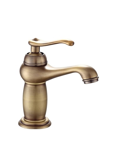 Bosphorusboutique02 Lebıhmurah Bf23 Eıtgzwas Banyo Havzası Antik Pirinç Mikser Katı Bakır Lüks Avrupa Tarzı Kahverengi Musluk 170mm Kahverengi