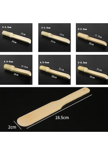 Sones Karides Kaşık Bambu Tüp Sıcak Tencere Restoran Tabağı, Boyut: 3x23x15cm