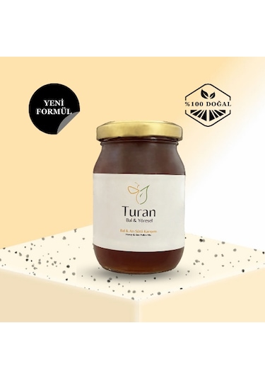 Turan Bal ve Yöresel Arı Sütü Bal Karışımı 250 G