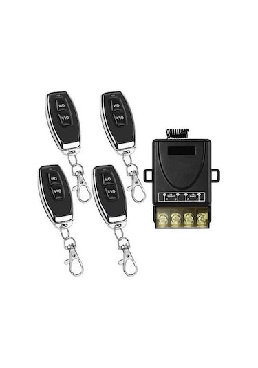 Novahub Yüksek Güçlü 100-220v Kablosuz Uzaktan Kumandalı Anahtar - 30a Pompa Ve Motor Kontrolü 100m Menzil, Kablosuz Kontrolüyle Kolay Kullanım