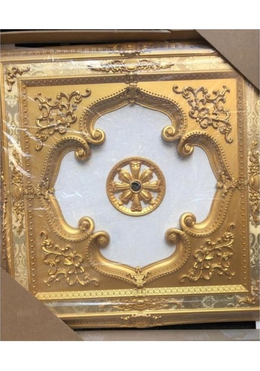 Kare Altın Saray Tavan 120x120 Cm